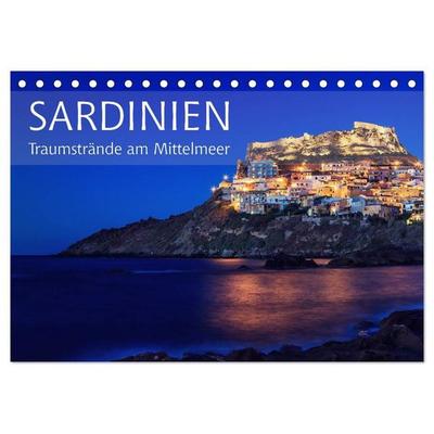 Sardinien - Traumstrände am Mittelmeer (Tischkalender 2027 DIN A5 quer), CALVENDO Monatskalender