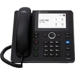Audiocodes C455HD - IP-Telefon - Schwarz - Kabelgebundenes Mobilteil - Android - SIP-Info - 8 Zeilen, Telefon, Schwarz