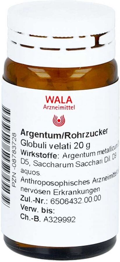 Wala Argentum/rohrzucker Globuli