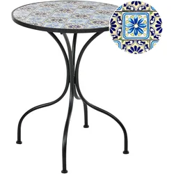 BISTROTISCH 60/60 cm Metall Schwarz Aggius