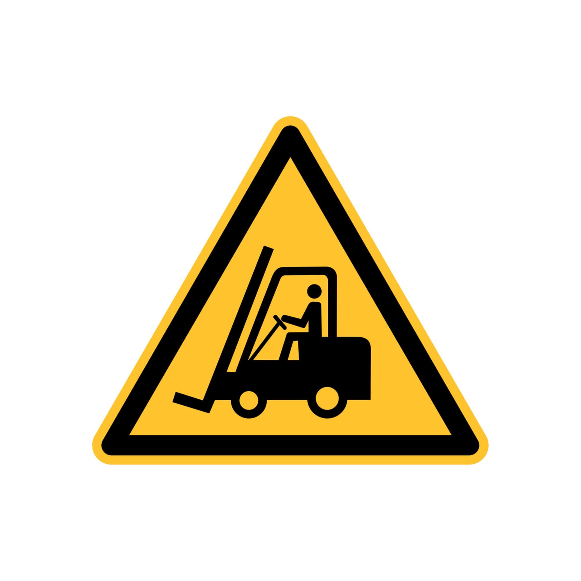 Eichner Warnschild Warnung vor Flurförderfahrze 20 cm Alu (9225-12034-020)