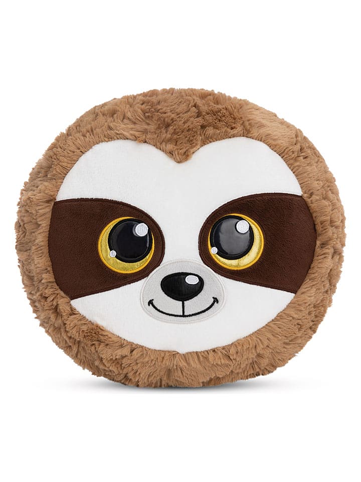 NICI Kissen "Glubschis - Faultier Heywood" in Hellbraun - (L)32 x (B)32 cm - onesize
