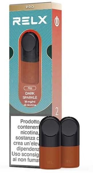 Relx Dark Sparkle Pod Pro Cartucce Precaricate 1,9ml - 2 Pezzi