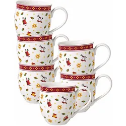 Villeroy & Boch, Tasse, Toy's Delight Becher mit Streumotiv (390 ml, 6x)