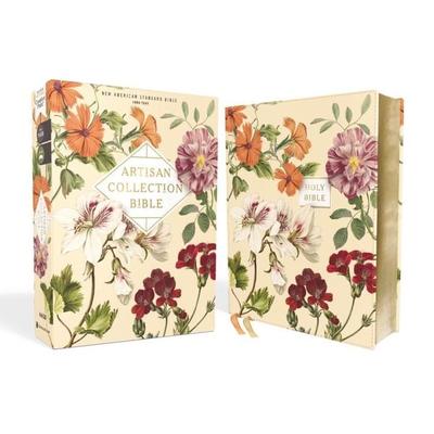 Nasb, Artisan Collection Bible, Leathersoft, Almond Floral, Red Letter Edition, 1995 Text, Comfort Print, Gebundene Ausgabe von Zondervan, Harper