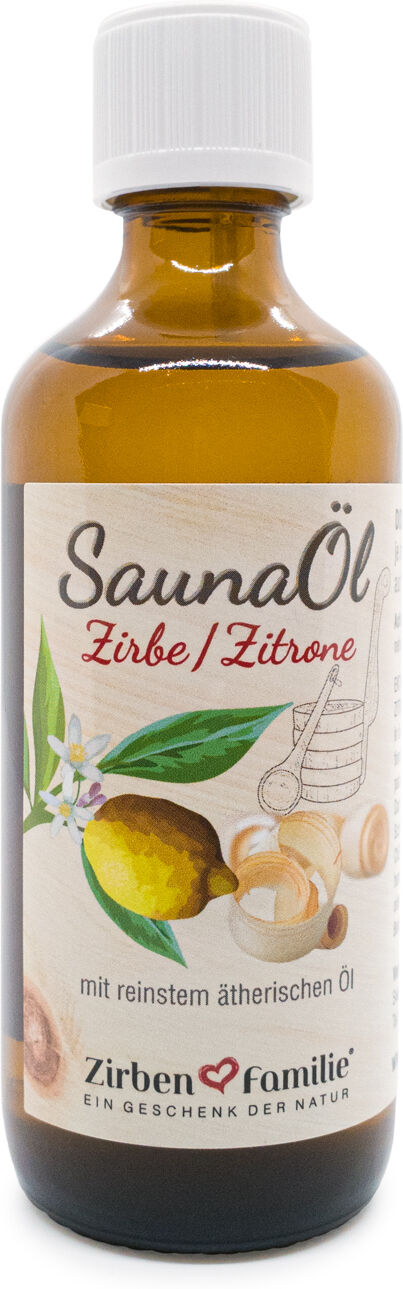 Zirbenfamilie Olio per sauna 100ml Pino di cirmolo e limone