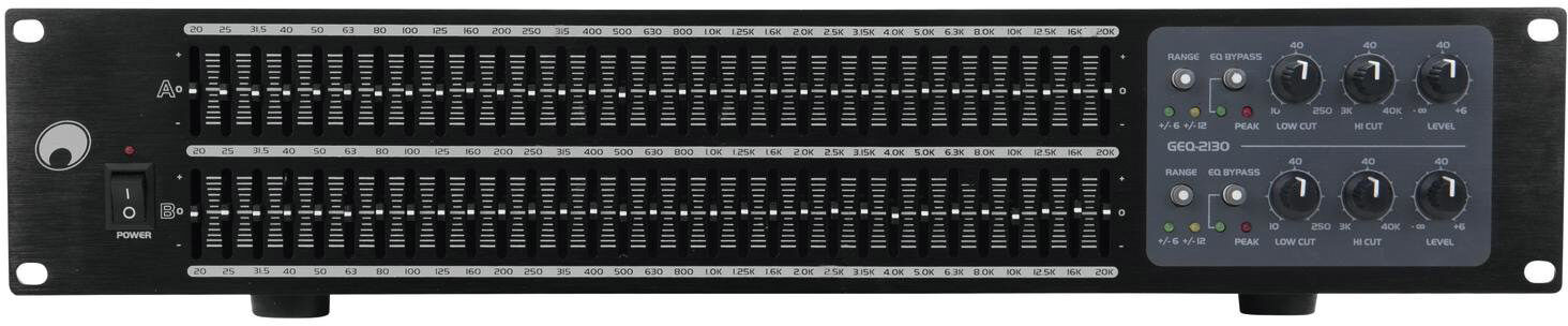 Omnitronic Geq-2310 Equalizer 2x31-Band