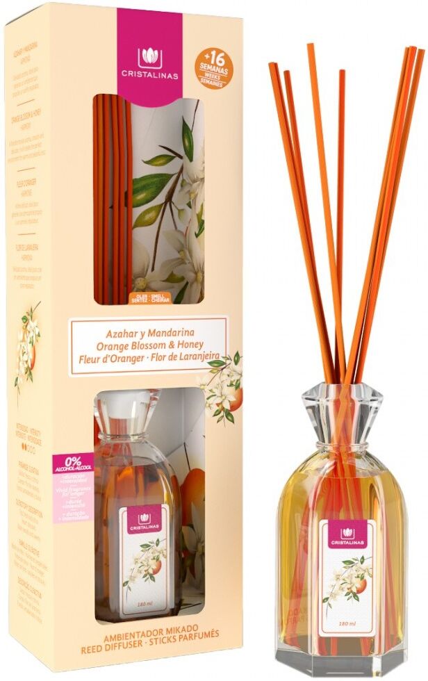 Cristalinas Mikado Orangenblüte 16 Wochen 180 ml