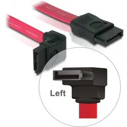 DeLOCK SATA Kabel rot 0.5m, oben/gerade