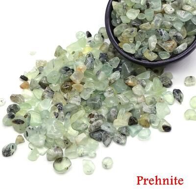 Uplift Picks Natural Agate Crystal Chips Stone Gravel For Aquarium Decor And Crafts prehnite 50g
