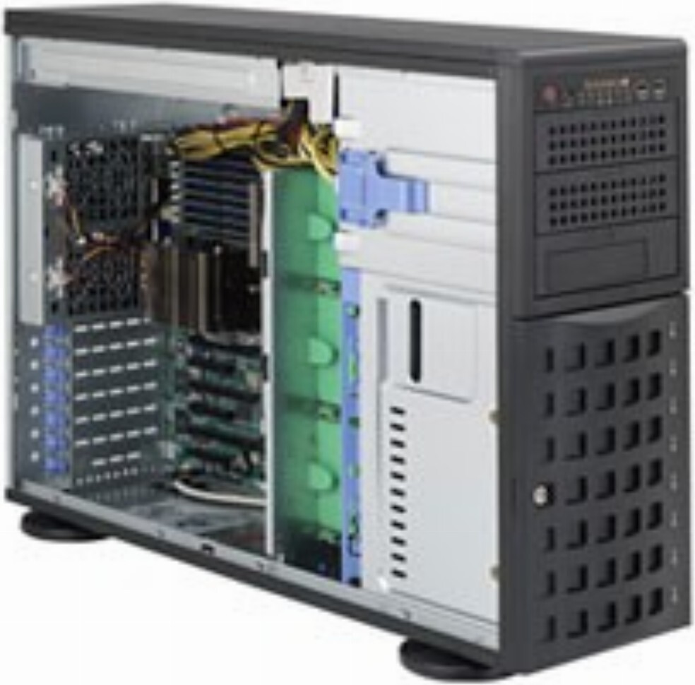 Supermicro CSE-745BTQ-R920B, Full Tower, Server, Schwarz, ATX, EATX, micro ATX, 4U, Ventilatorausfall, HDD, Netzwerk, Leistung