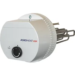 Flanschheizkörper Typ AHFOR-BI-OP, 8,0kW, 400V, stufenlos, Ø 180mm