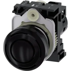 Siemens Buzzer 22mm round plastic black, Schalter + Taster, Schwarz