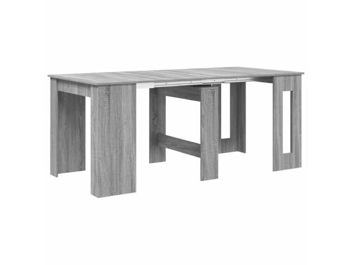 GPUTYGHN Esstisch 180 x 85 x 75 cm Holzwerkstoff Grau Sonoma Ausziehbarer Esstisch, rechteckig, handbetriebener Mechanismus, wasserabweisende Oberfläche, pflegeleicht