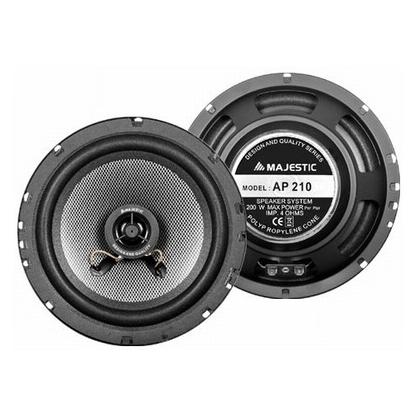Majestic Neu AP-210 1-Weg Autolautsprecher 200 W Oval (200 W) (AP210BL)