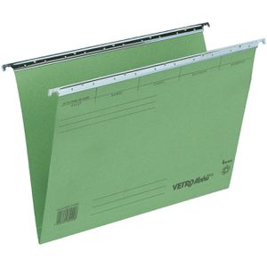 bene Hängemappen 115500, Vetro-Mobil, A4, moosgrün, Karton, 50 Stück