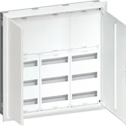 Hager FWU53N Feldverteiler UP 108PLE, mit Abd. (150mm), IP30, SKII, Nische 807x815x115mm