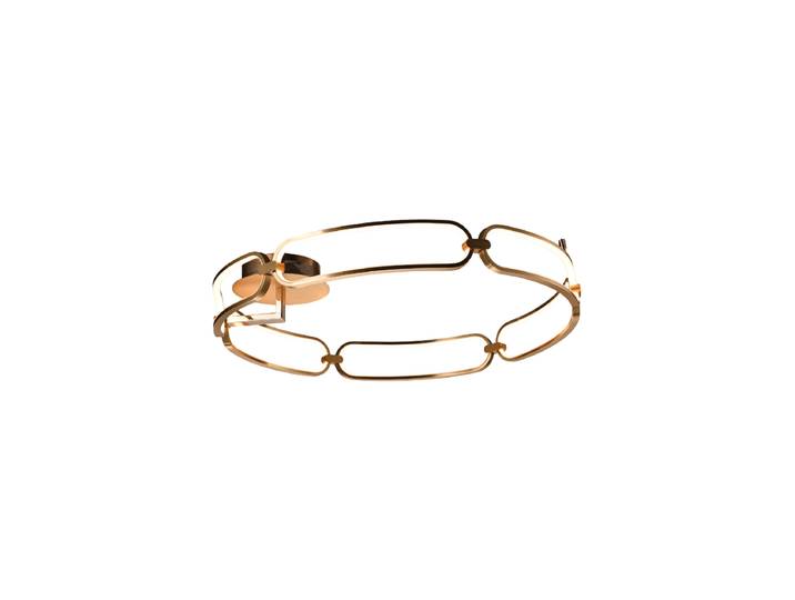 Dimmbare LED Design Deckenlampe „Colette“ Ø 80 cm, Roségold Roségold-Finish Schuller