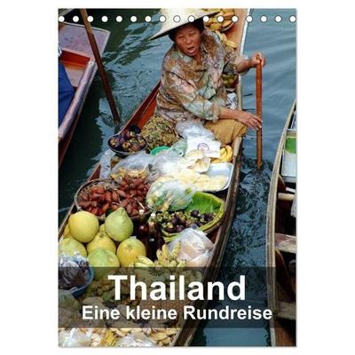 Thailand - Eine kleine Rundreise (Tischkalender 2027 DIN A5 hoch), CALVENDO Monatskalender