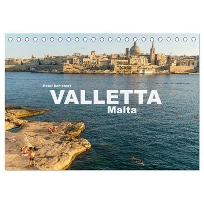 Valletta - Malta (Tischkalender 2027 DIN A5 quer), CALVENDO Monatskalender