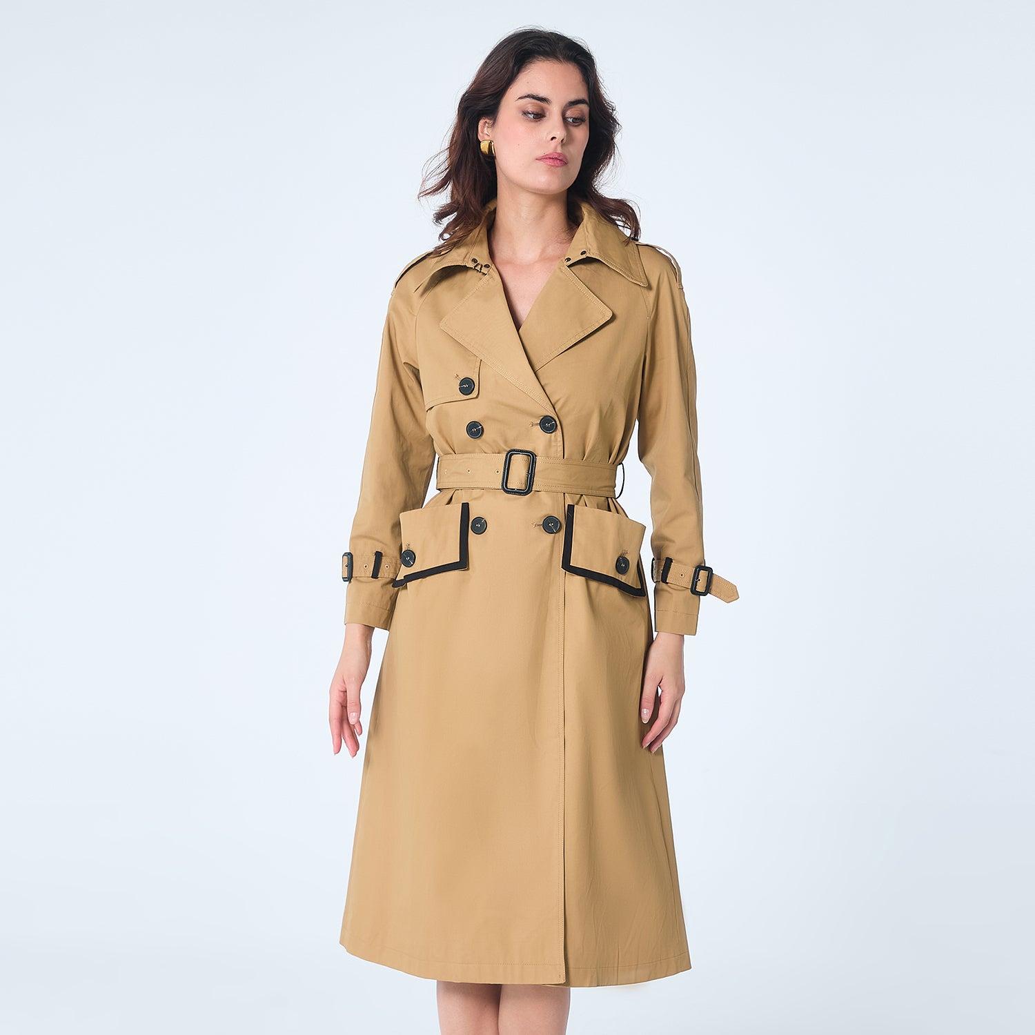Lange trenchcoat