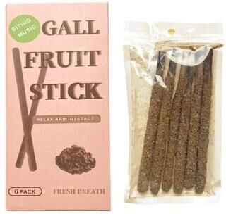 Uplift Picks Natural Matatabi Silvervine Cat Sticks Teeth Cleaning Chew Toy Set 6 Pieces pink