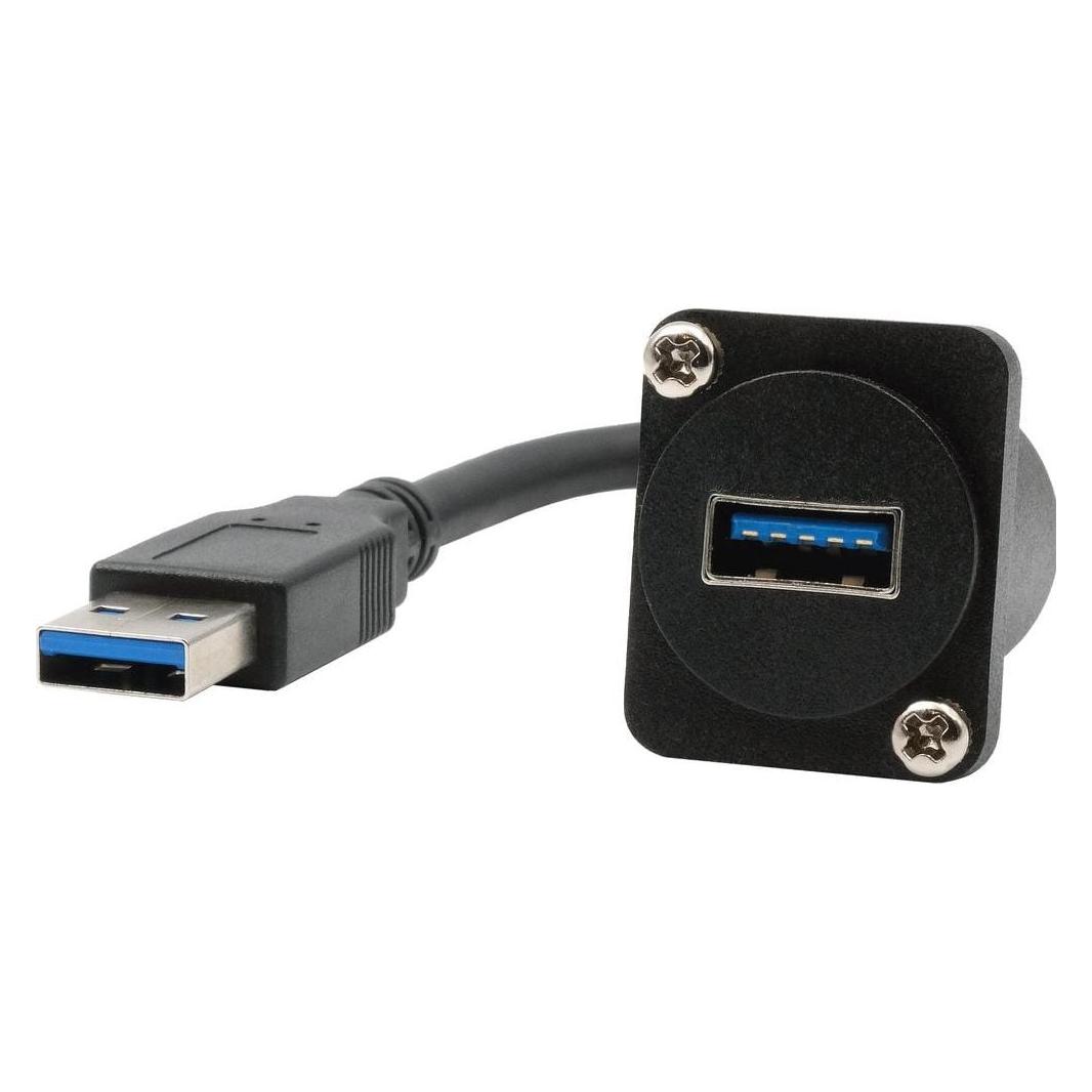 Exsys D-Typ Adapter USB-A BU-ST (USB-A, USB-A) (EX-49164)