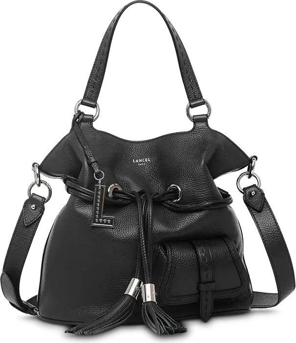 Lancel Sac Seau M 1er Flirt, Schwarz/Silber