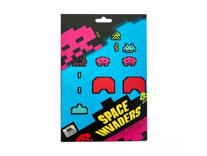 Mad Monkey - Magnete Space Invaders, One Size, Multicolor