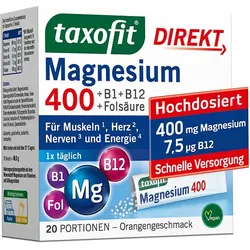 taxofit DIREKT Magnesium 400 20 St Granulat