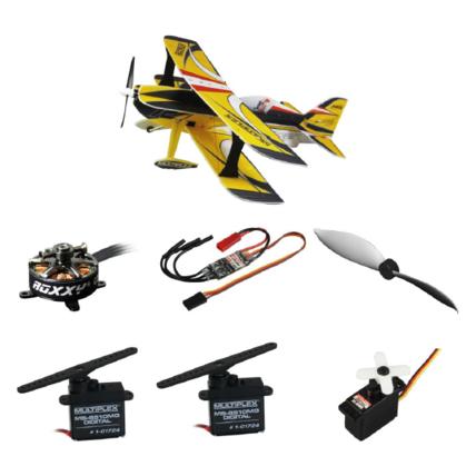 Multiplex Challenger Indoor Edition 850 mm High Performance Set (Motorflugzeug) (1-01901)
