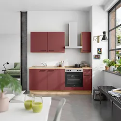Küchenleerblock Easytouch Low o. Geräte Rot