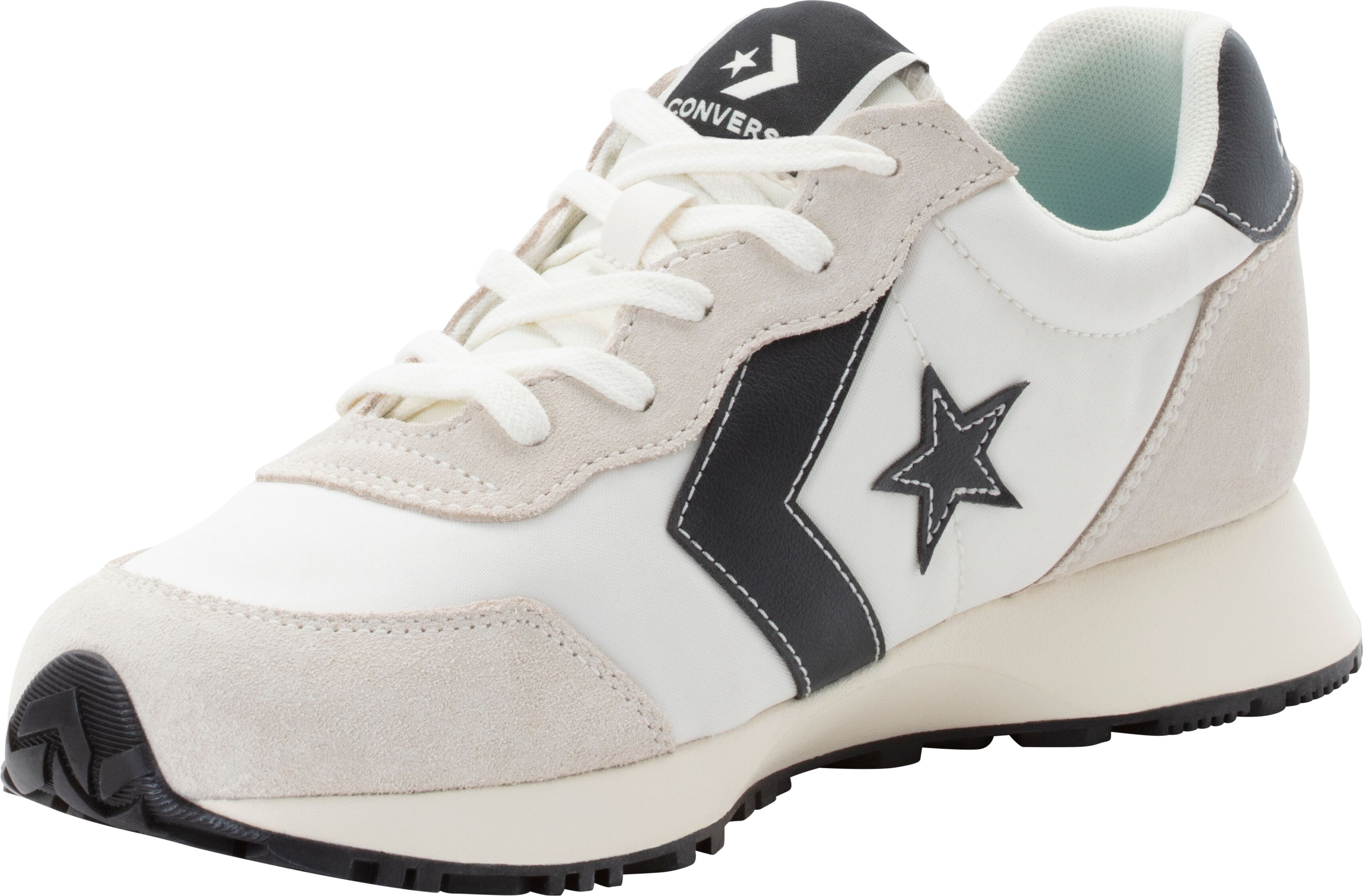 Sneaker CONVERSE "CONVERSE OMEGA TRAINER", Damen, Gr. 37, weiss (vintage weiß, vintage weiß), Leder, Schuhe Sneaker vintage weiß, vintage weiß 37