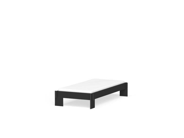 Nils Holger Moormann Bettrahmen Siebenschläfer schwarz, Designer Christoffer Martens, 102.6x36.5 cm