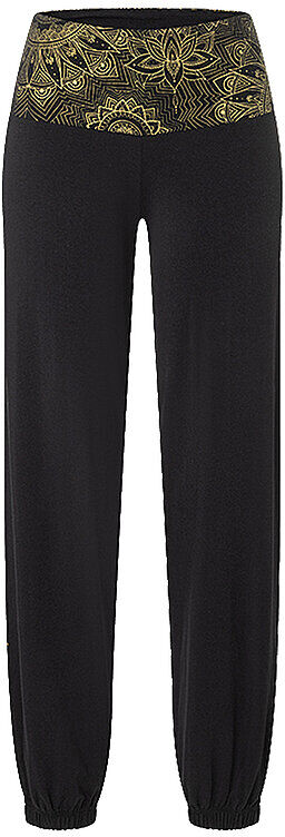 SPIRIT OF OM Damen Yogahose Bali schwarz   XS W