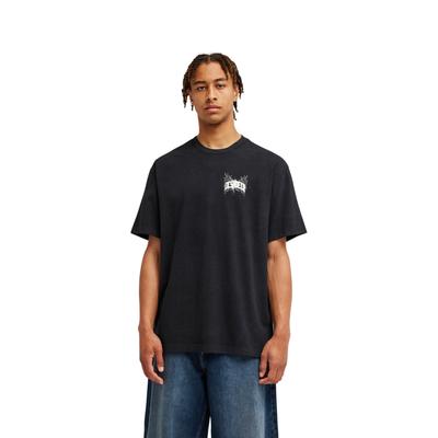 T-Shirt DC SHOES "DC Wide Open", Herren, Gr. L, schwarz, Obermaterial: 75% Baumwolle, 25% Baumwolle., Shirts T-Shirt