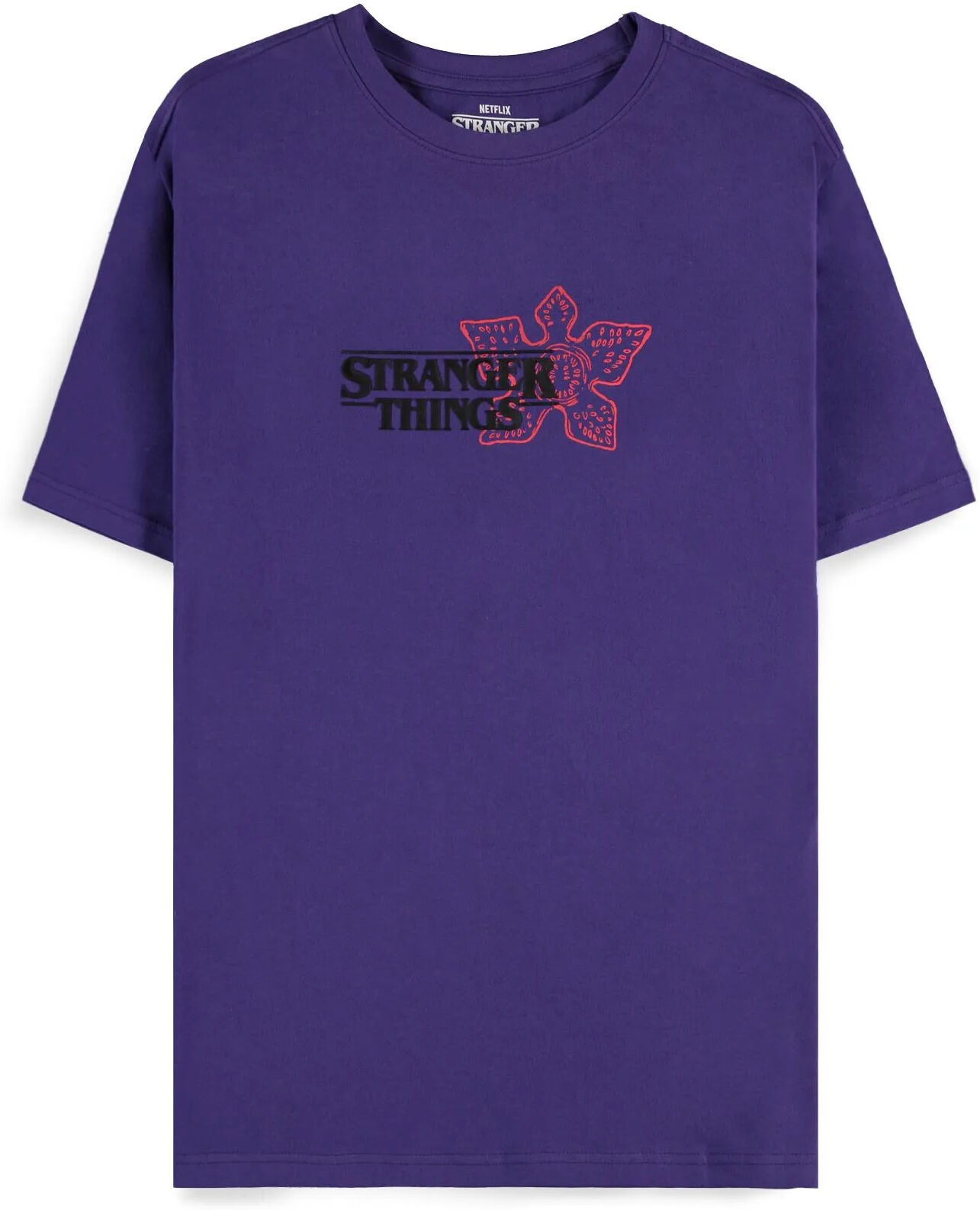 Difuzed Stranger Things Demogorgon T-Shirt Paars-Maat S (Diversen) Nieuw