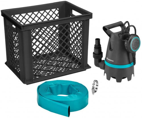 Gardena 10500 BASIC Pompe eaux usées – kit drainage (10500 l/h /400 W) 9009-47