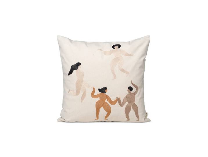 Ferm Living - Free Kissen, 50 x 50 cm, natur