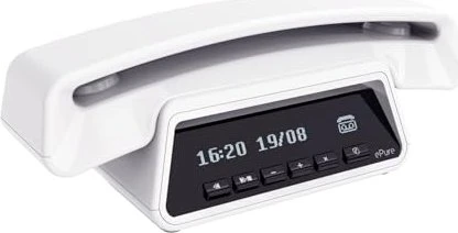 Alcatel ePure Premium Black Festnetztelefon DECT - Weiss