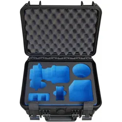 TomCase Koffer für Sony Kamera der Serie Sony Alpha 7, Kompakt Edition (Fotokoffer), Kameratasche, Schwarz, Blau