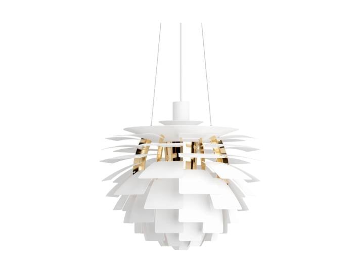 Louis Poulsen Suspension PH Artichoke Ø48cm Soft white-brass metallised