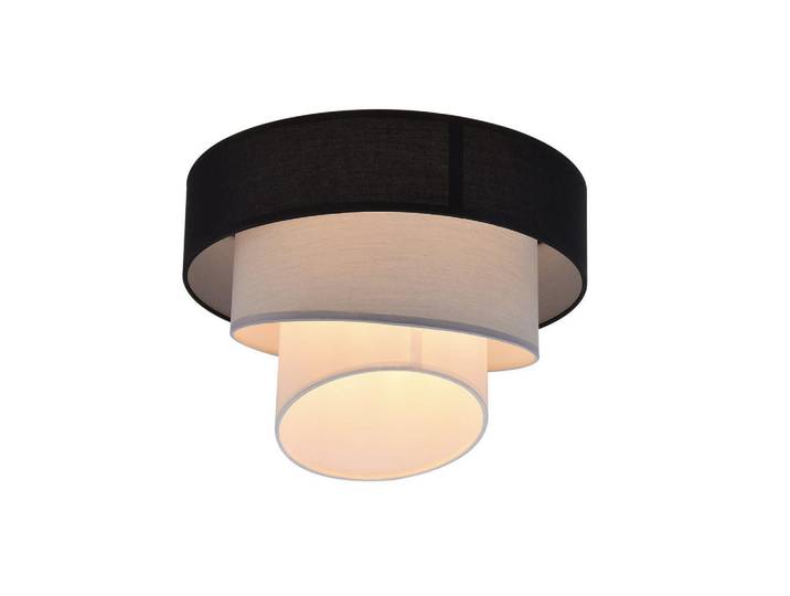 Nettlife Deckenleuchte Lassiter 40/40/29cm, Schwarz, Metall, E27, 40x29x40 cm, Lampen & Leuchten, Innenbeleuchtung, Deckenleuchten, Deckenleuchten