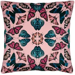 pad Kissenbezug Butterfly 45 x cm Polyester Pink