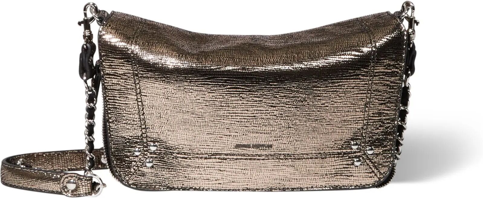 Jérôme Dreyfuss Sac Bobi Lamé Champagne taille unique