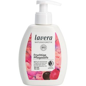 lavera Seife Fruchtige Pflegeseife, Flüssigseife, Pumpspender, 250 ml