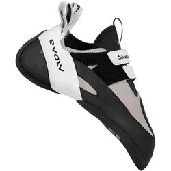 Evolv, Unisex, Kletterschuhe, Shaman 2S LV (38.5), Schwarz, Weiss, Grau