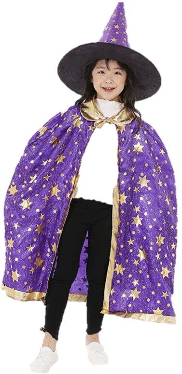 Déguisement 3-8 ans Cape + Chapeau de Sorcière violette - Rubies