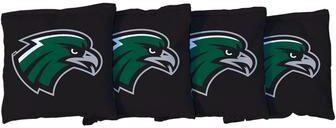 Skip's Garage Northeastern State Riverhawks Black Cornhole Bags
