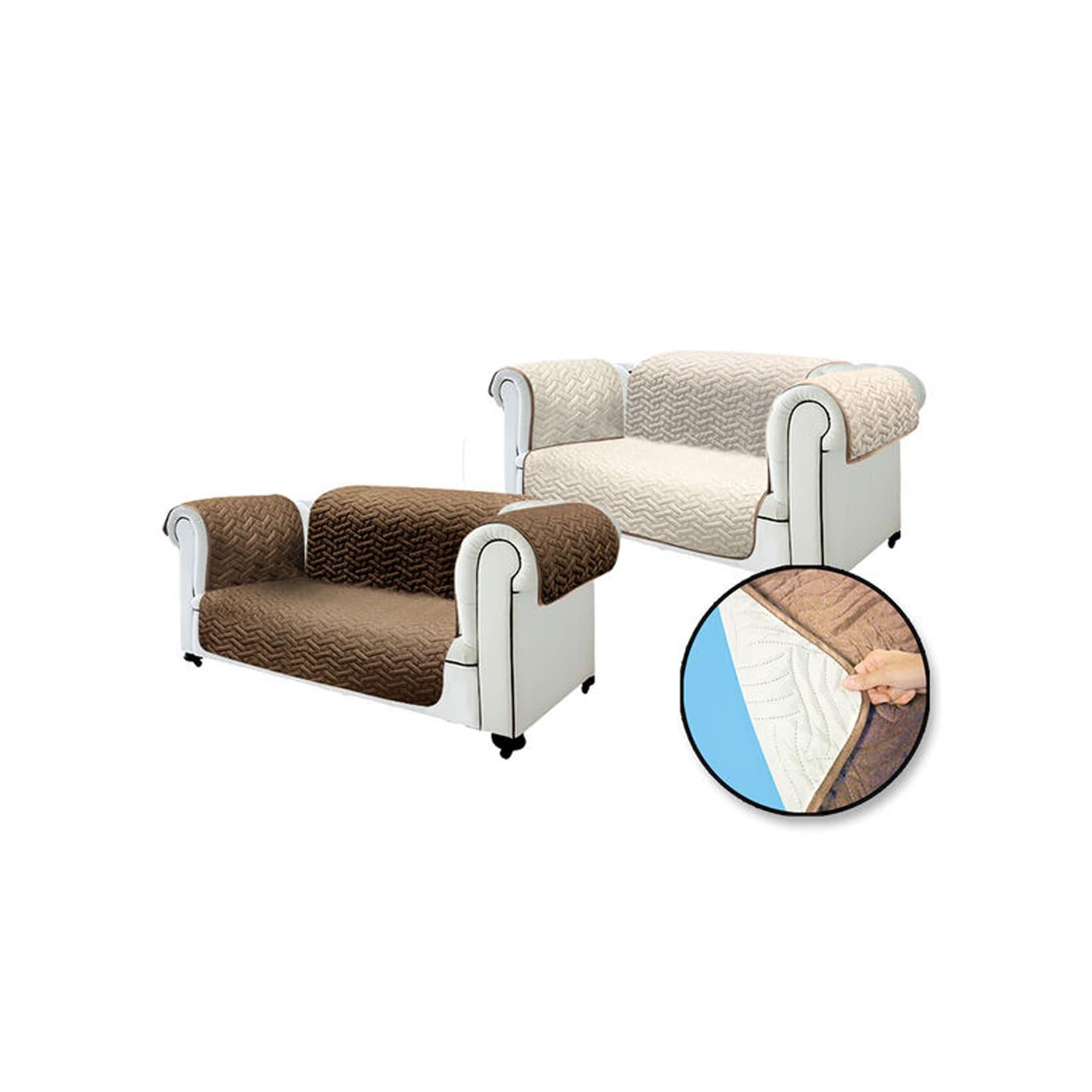 Starlyf® 2 Sitzer Sofaschoner, wasserabweisend, wendbar Sofa Cover